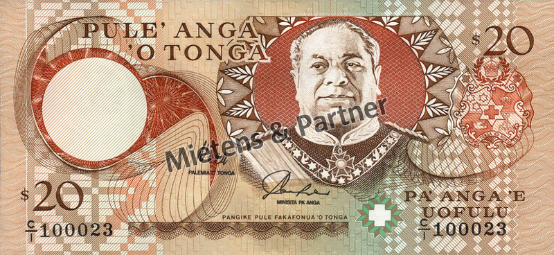 Tonga (Kingdom) 20 Pa'anga (52003)