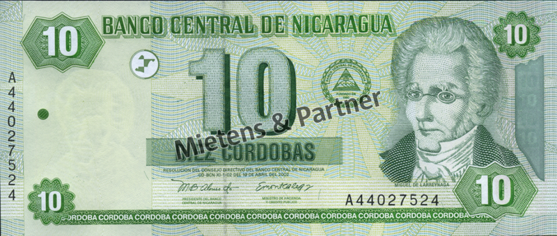 Nicaragua (Republic) 10 Cordobas  (04236)