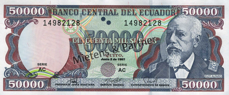 Ecuador (Republic) 50.000 Sucres (04647)