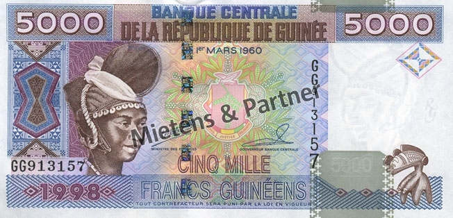 Guinea (Republic) 5.000 Francs (03305)