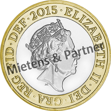 United Kingdom (Parliamentary Monarchy) 2 Pounds (45690)