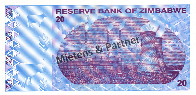Zimbabwe (Republic) 20 Dollars (03857) - 2