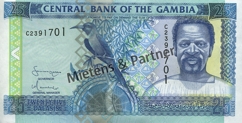 Gambia (Republic) 25 Dalasis (03279)