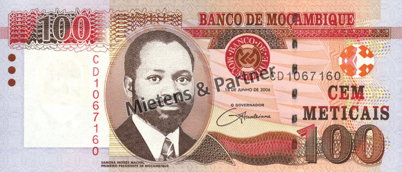 Mozambique (Republic) 100 Meticais (03727)