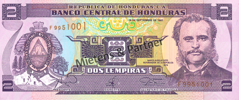Honduras (Republic) 2 Lempiras (04176)