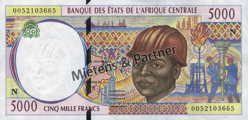 Equatorial Guinea (Republic) 5.000 Francs (42659)