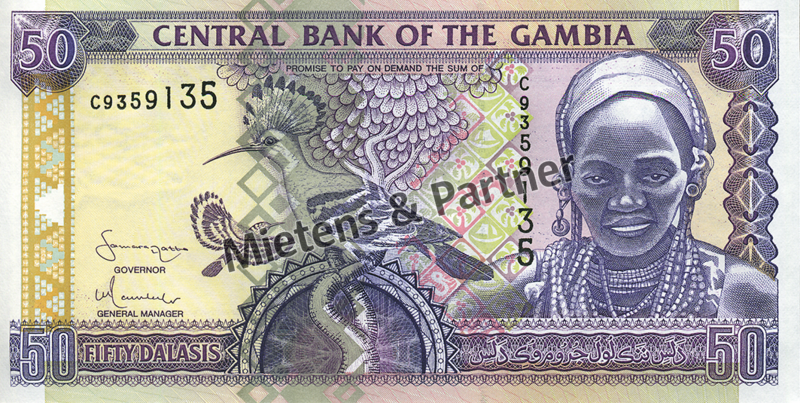 Gambia (Republic) 50 Dalasis (03281)