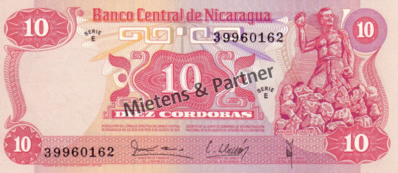 Nicaragua (Republic) 10 Cordobas (04227)