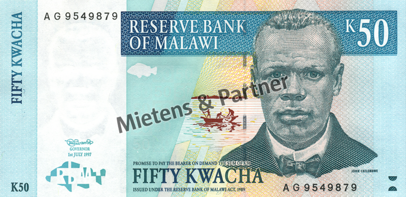 Malawi (Republic) 50 Kwacha (03896)