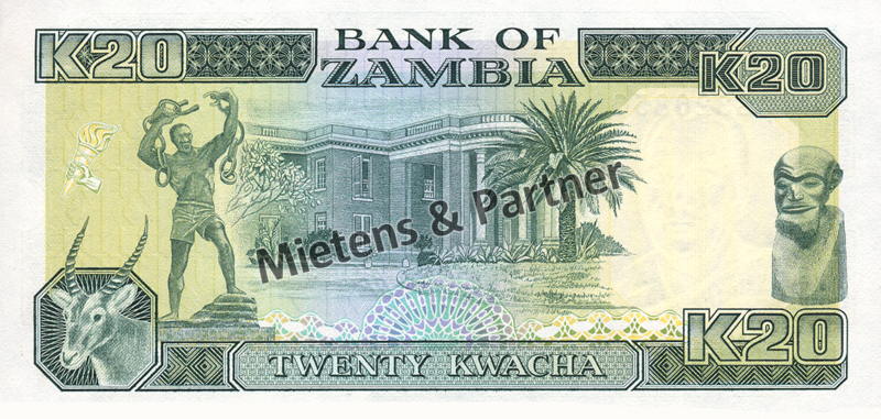 Zambia (Second Republic) 20 Kwacha (03776) - 2
