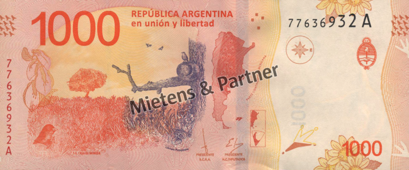 Argentina (Republic) 1.000 Pesos (53193) - 2
