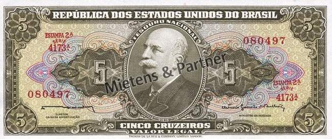 Brazil (Federal Republic) 5 Cruzeiros (04718)