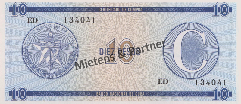 Cuba (Republic) 10 Pesos (40492)