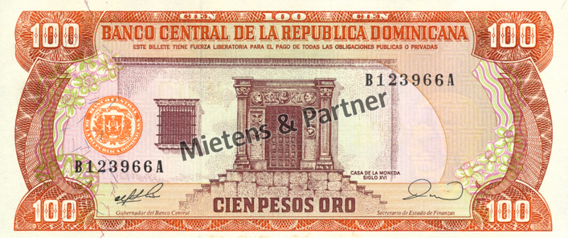Dominican Republic (Republic) 100 Pesos Oro (04405)