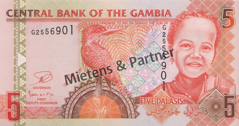 Gambia (Republic) 5 Dalasis (40411)