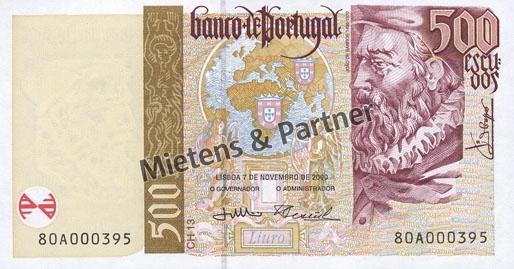 Portugal (Republic) 500 Escudos (02390)