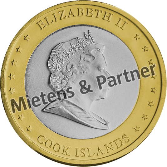 Cook Islands (Self-governing Island Country in Free Association with New Zealand) 1 Dollar (27960)