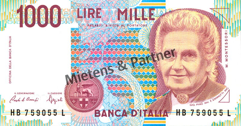 Italy (Parliamentary Republic) 1.000 Lire (02344)