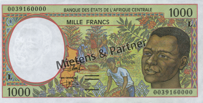 Gabon (Republic) 1.000 Francs (03398)