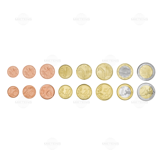 Andorra (Principality) 1, 2, 5, 10, 20, 50 Euro Cent, 1, 2 Euro (47785)