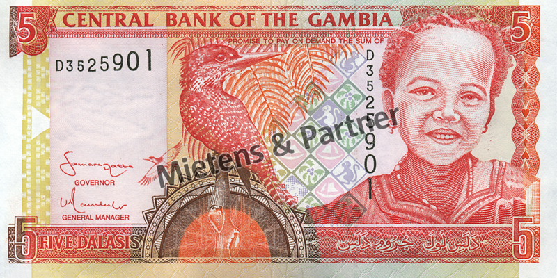 Gambia (Republic) 5 Dalasis (03278)