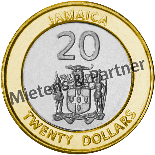 Jamaica (Parliamentary Monarchy) 20 Dollars (11305)