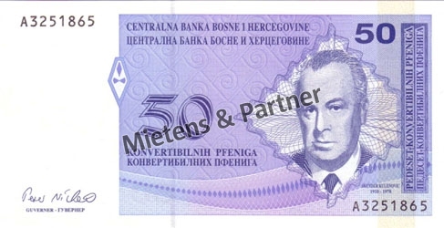 Bosnia and Herzegovina (Federal Republic) 50 Convertible Pfeniga (03072)