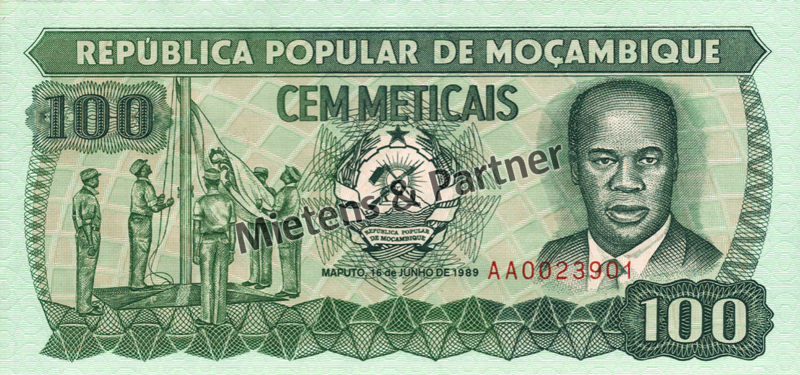 Mozambique (People's Republic) 100 Meticais (03733)