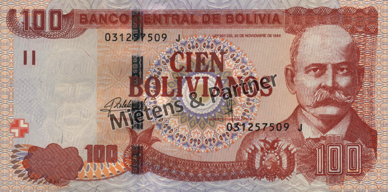 Bolivia (Republic) 100 Bolivianos (53171)