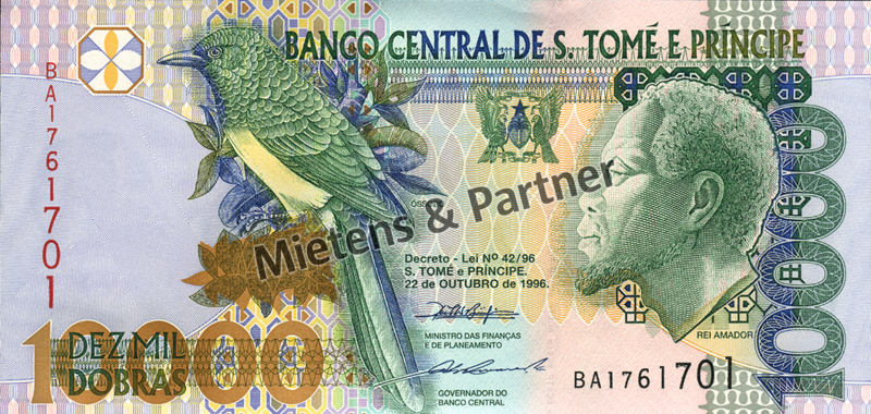 Sao Tome and Principe (Democratic Republic) 10.000 Dobras (03415)