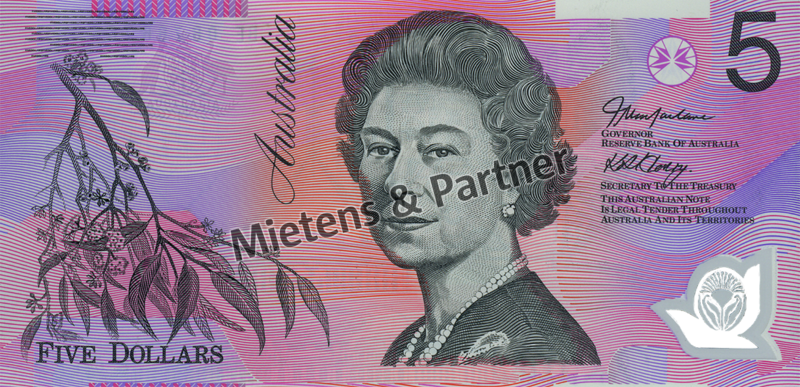 Australia (Parliamentary Monarchy) 5 Dollars (05617)