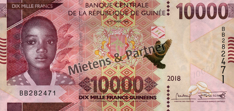 Guinea (Republic) 10.000 Francs (57687)
