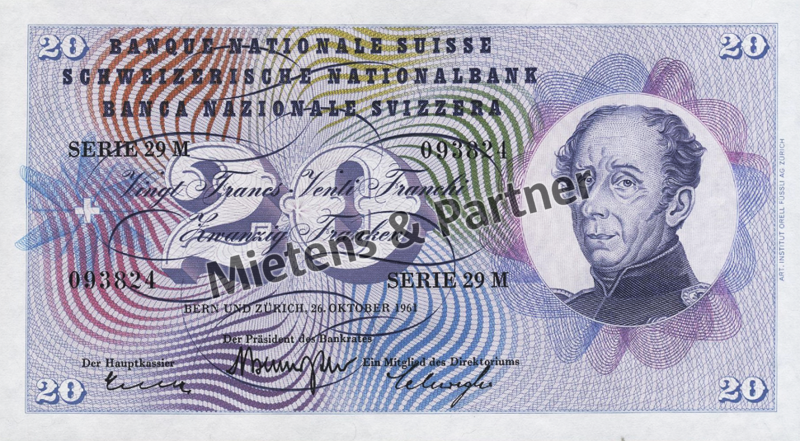Switzerland (Republic) 20 Francs (50591)