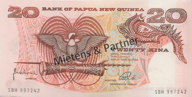 Papua New Guinea (Parliamentary Monarchy) 20 Kina (41867)