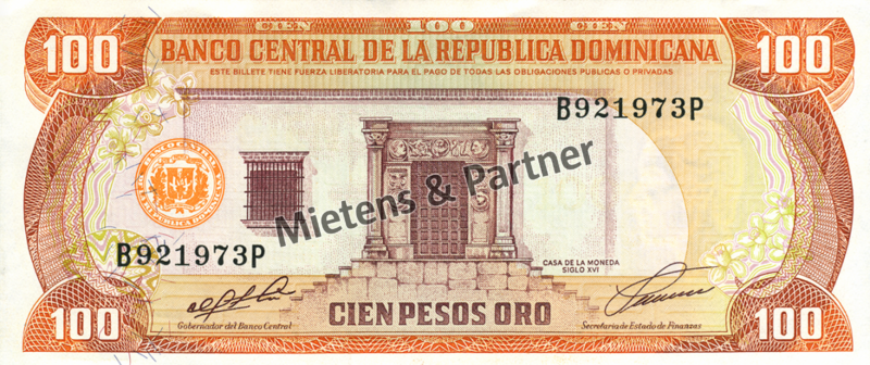 Dominican Republic (Republic) 100 Pesos Oro (04406)