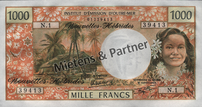 New Hebrides 1.000 Francs (05697)