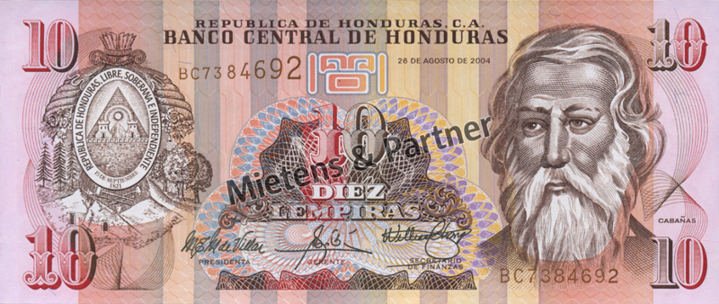 Honduras (Republic) 10 Lempiras (04187)