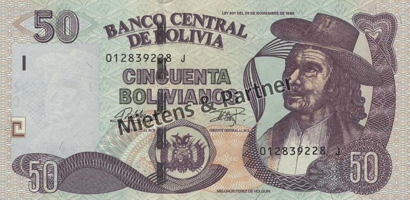 Bolivia (Republic) 50 Bolivianos (45934)