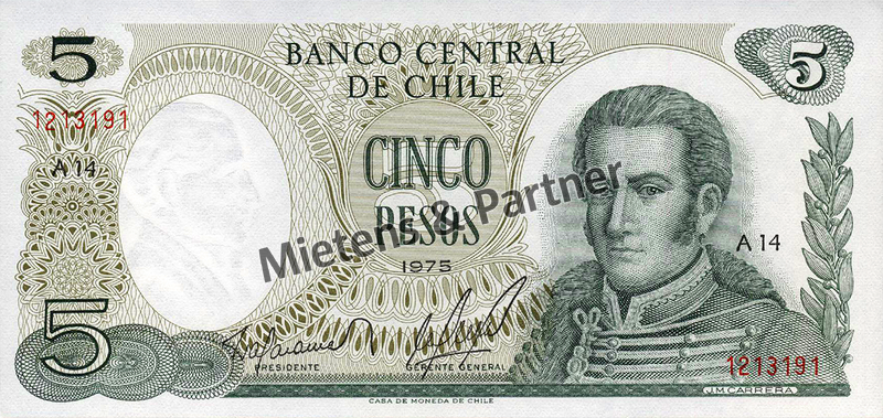 Chile (Republic) 5 Pesos (55505)