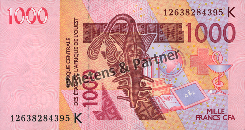 West African States (Currency Area) 1.000 Francs (30771)
