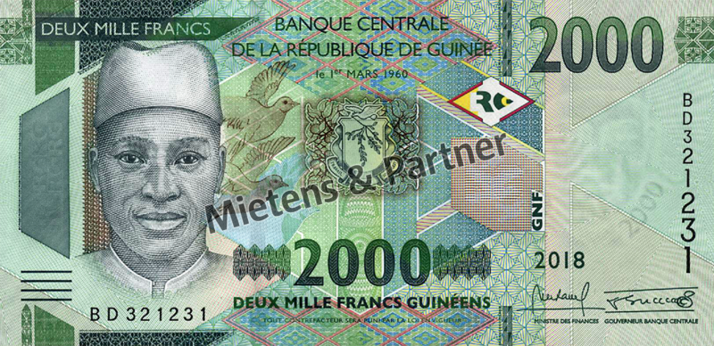 Guinea (Republic) 2.000 Francs (57685)