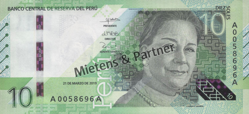Peru (Republic) 10 Soles (61924)