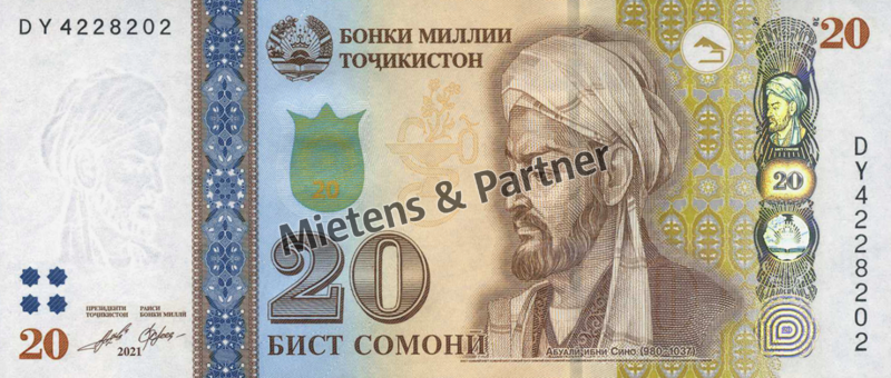 Tajikistan (Republic) 20 Somoni (65914)