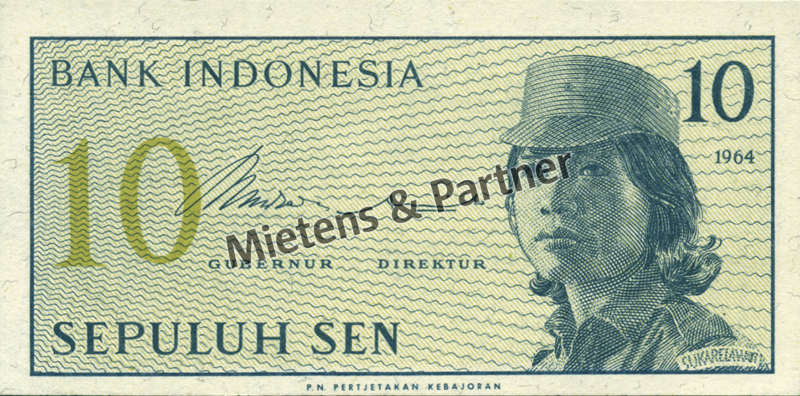 Indonesia (Republic) 10 Sen (05345)