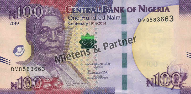 Nigeria (Federal Republic) 100 Naira (65344)