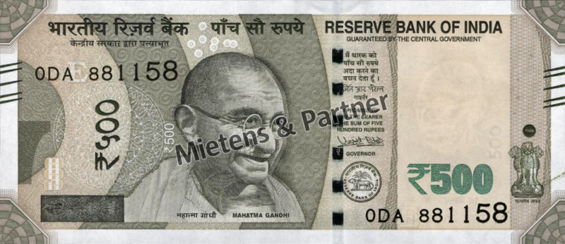 India (Parliamentary Federal Republic) 500 Rupees (48795)