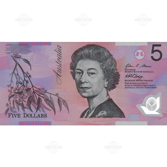Australia (Parliamentary Monarchy) 5 Dollars (27550)