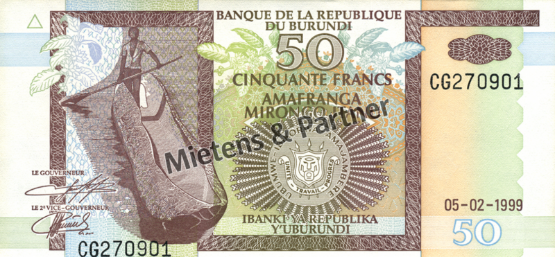 Burundi (Republic) 50 Francs (03539)