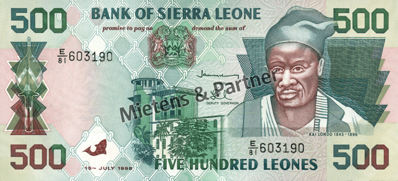 Sierra Leone (Republic) 500 Leones (28623)