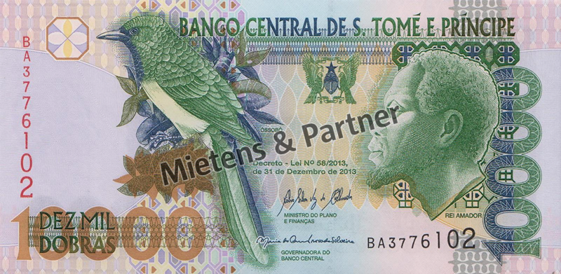 Sao Tome and Principe (Democratic Republic) 10.000 Dobras (39449)